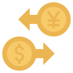 Currency exchange icon