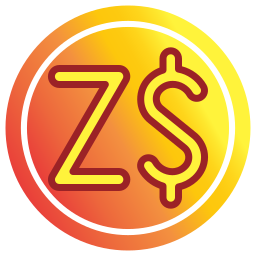 Zimbabwe dollar icon