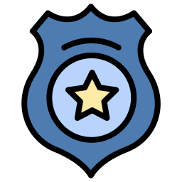 Police badge icon