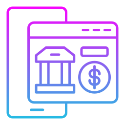 les services bancaires mobiles Icône