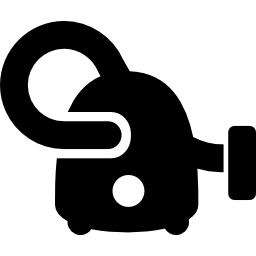 Vacuum cleaner machine icon