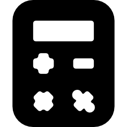 calculatrice avec symboles mathématiques Icône