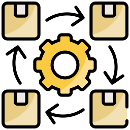 Supply chain icon