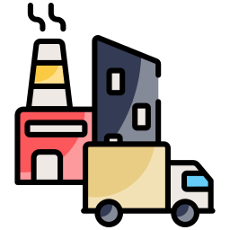 Supply chain icon