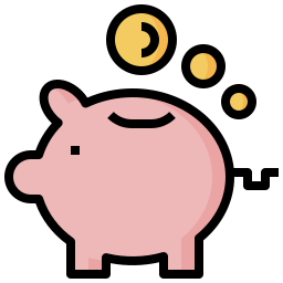 Piggy bank icon