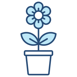 Flower pot icon