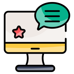 Online reviews icon