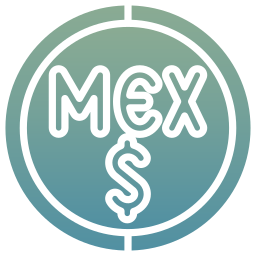 mexikanischer peso icon