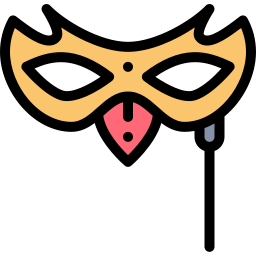 Carnival mask icon