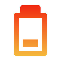 Battery quarter icon