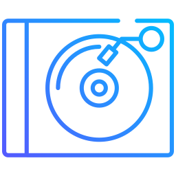 Dj turntable icon