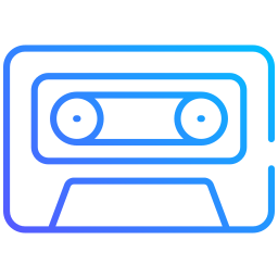 Cassette tape icon