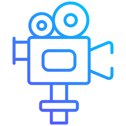 Movie camera icon