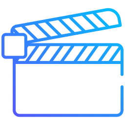 Film slate icon