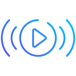 diffusion en direct Icône