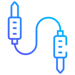 conector de áudio Ícone