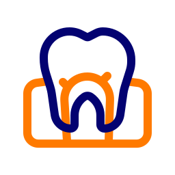 Dental root canal icon