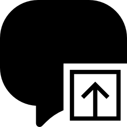 Speech bubble icon