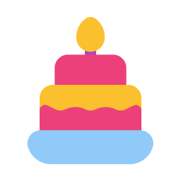 Birthday cake icon