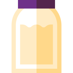 Milk bottle icon