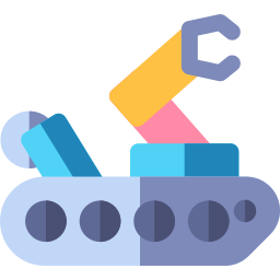 Robotic arm icon