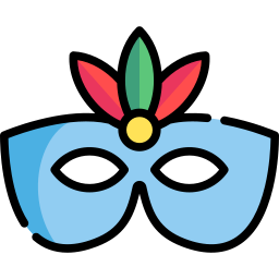 Carnival mask icon