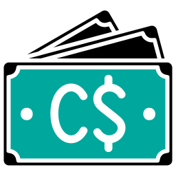 kanadischer dollar icon