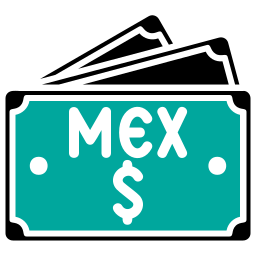 mexikanischer peso icon