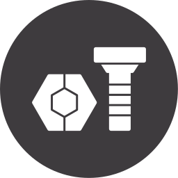 Nut and bolt icon