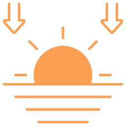 pôr do sol Ícone
