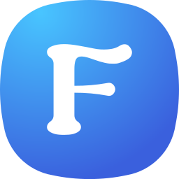 Letter f icon