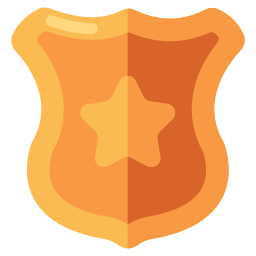 Sheriff badge icon