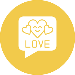 Love message icon