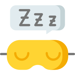 Sleeping mask icon