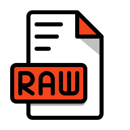 Raw file icon