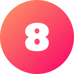 Number 8 icon