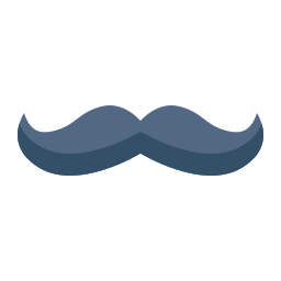 bigode Ícone