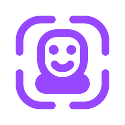 Face recognition icon