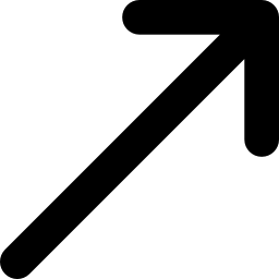 Diagonal arrow icon