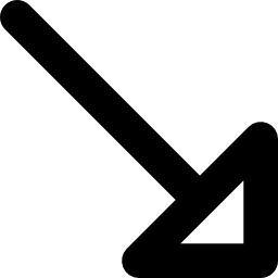 Diagonal arrow icon