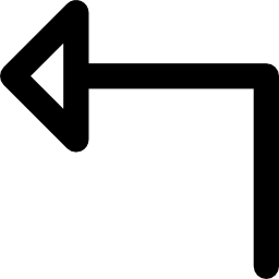 Turn left icon