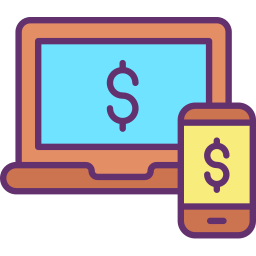 Online payment icon