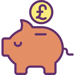 Piggy bank icon