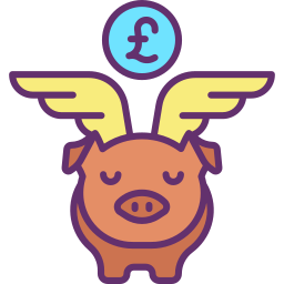 Piggy bank icon