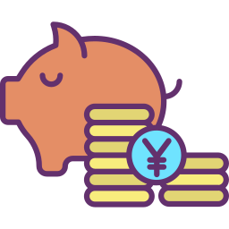 Piggy bank icon