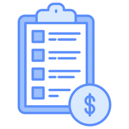 Financial plan icon