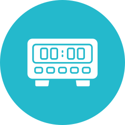 Digital clock icon