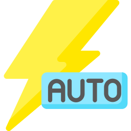 Auto flash icon