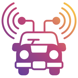 Autonomous car icon