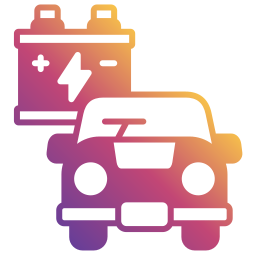 Car battery icon